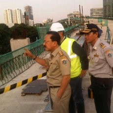 Foke Tinjau Jalan Layang Casablanca-Tanah Abang, Pamer Teknologi Terbaru