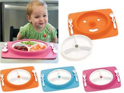 Skip Hop Mate, Piring Makan Bersekat Untuk si Kecil