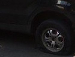 Tips Berkelit dari Pencuri Ban Mobil Kempes