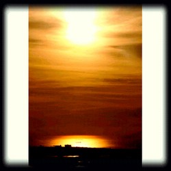 Sunset di ketinggian 37 ribu kaki