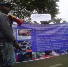 Mahasiswa Papua di Bandung Gelar Aksi Tolak Kekerasan