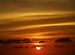 Sunset di Pantai Tanjung Karang