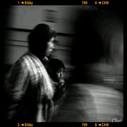 black and white at bringharjo