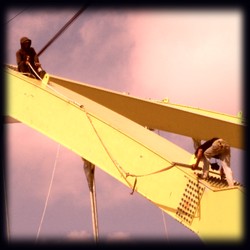 Pekerja Keras Jembatan Siak