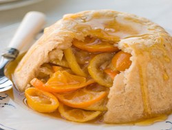 Sussex Pond Pudding, Puding Lembut Berisi Lemon