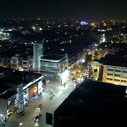 Medan city at night
