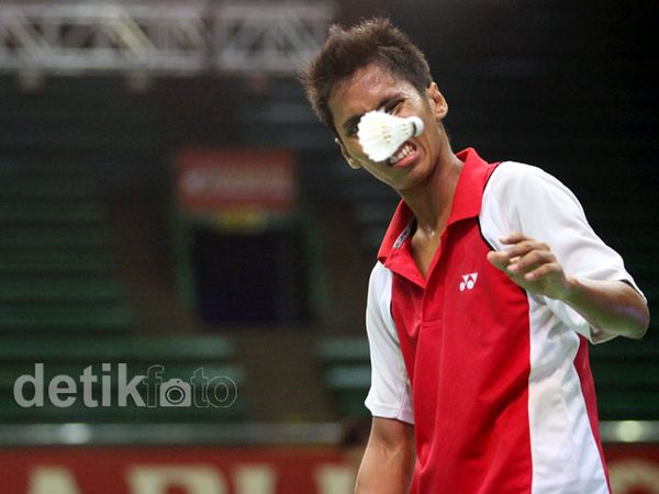Ekspresi Lucu Pebulutangkis Indonesia