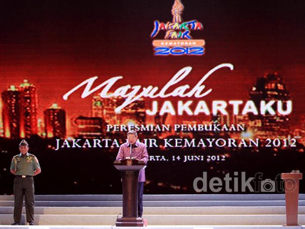 Presiden SBY Buka Pekan Raya Jakarta 2012