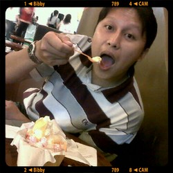 Enjoying Yoghurt