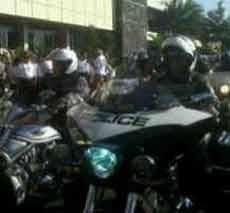 Tour Moge Safety-Riding HUT ke 66 Bhayangkara Berangkat ke Kelud