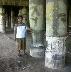 Tiang Flyover Papango Dirusak untuk Diambil Besi Rangkanya