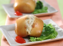 Resep Kue: Mantau Goreng Isi Ayam