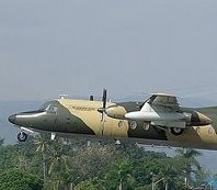 Asap Mengepul dari Rumah yang Tertimpa Fokker