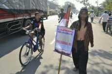 Hari Suwandi Jalan Kaki Sidoarjo-Jakarta, Tuntut Keadilan Lapindo 