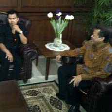 Raffi Ahmad dkk Sambangi DPR