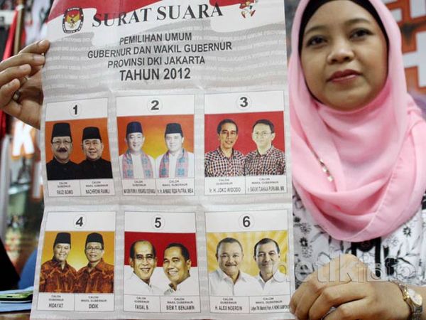 Ini Dia Kertas Suara Pilgub DKI yang Akan Dicoblos