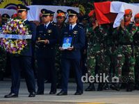 Korban Fokker TNI AU Dilepas di Halim