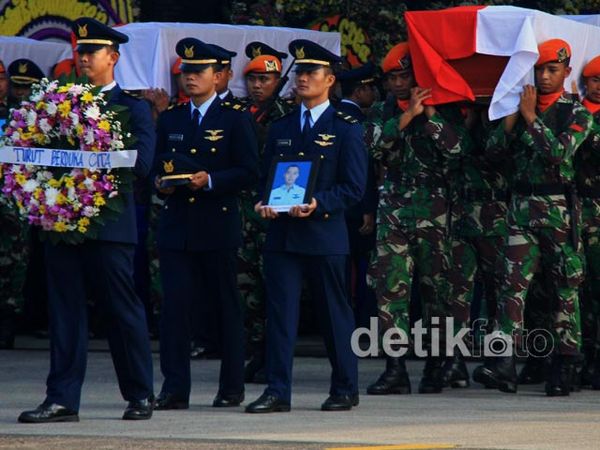 Korban Fokker TNI AU Dilepas di Halim