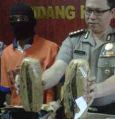 Pengedar Ganja 5 Kg Dibekuk 
