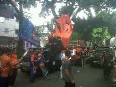 Kebon Sirih Macet, Ambulans yang Melintas Terpaksa Putar Balik