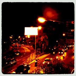 Kota Urban ku DI Malam Hari