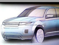 Sketsa Range Rover Evoque Teranyar