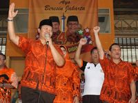 Hidayat Kampanye di GOR Lokasari