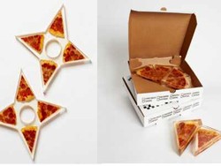 Ninja Throwing Slice, Bikin Pizza Tetap Rapi