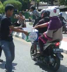 Mahasiswa Galang Dana Korupsi Pembangunan Pasar Anom Sumenep