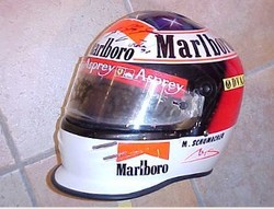 Helm Jadul Michael Schumacher Dilelang