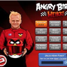 Angry Birds Heikki, Si Burung Pemarah di Lintasan F1