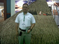 Wow! Ada Atap Alang-alang Tahan Api di Pameran Bahan Bangunan JCC