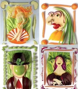 Lukisan Mona Lisa Ini Terbuat dari Sayur!