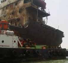 Pasca Terbakar, 25 ABK KM Sunny Rose Diperiksa Polair Polda Jatim