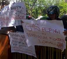 Paguyuban Pemuda Bojonegoro Demo Kantor DPRD