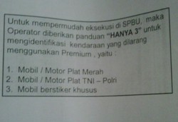 Bingung, Sepeda Motor Plat Merah Dilarang Beli BBM Subsidi?