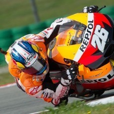 Pedrosa Tercepat, Stoner Kecelakaan