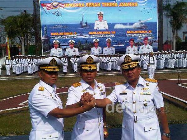Tiga Komandan Lantamal Dimutasi