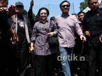 Mega, Prabowo dan Hercules Hadiri Kampanye Jokowi
