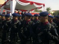 Peringati Hari Bhayangkara di Mapolda Jatim