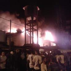 Pasar Krian Terbakar, 20 Ruko dan Kios Ludes
