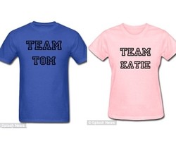 Dijual! Kaus Bertuliskan Team Katie & Team Tom