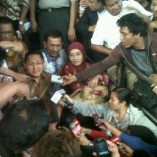 Usai Diperiksa KPK, Anas Diteriaki Hidup Anas!