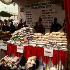  Narkoba Sindikat Nasional & Internasional Rp 1,1 Triliun Dimusnahkan