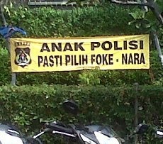  Anak-anak Polisi Dukung Foke-Nara
