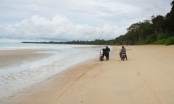 Temajok, Pantai Perbatasan Indonesia Tak Pernah Secantik Ini