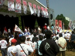 Joget India Meriahkan Kampanye Faisal-Biem