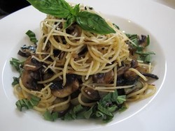 Resep Pasta : Spaghetti Jamur dan Terung