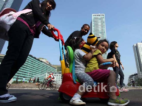 Minggu Pagi di Bundaran HI