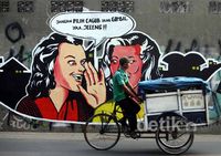Mural Pilkada Hiasi Ibukota